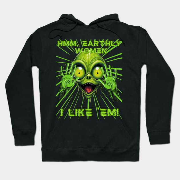 Hmm, earthly women, I like 'em! Hoodie by FehuMarcinArt